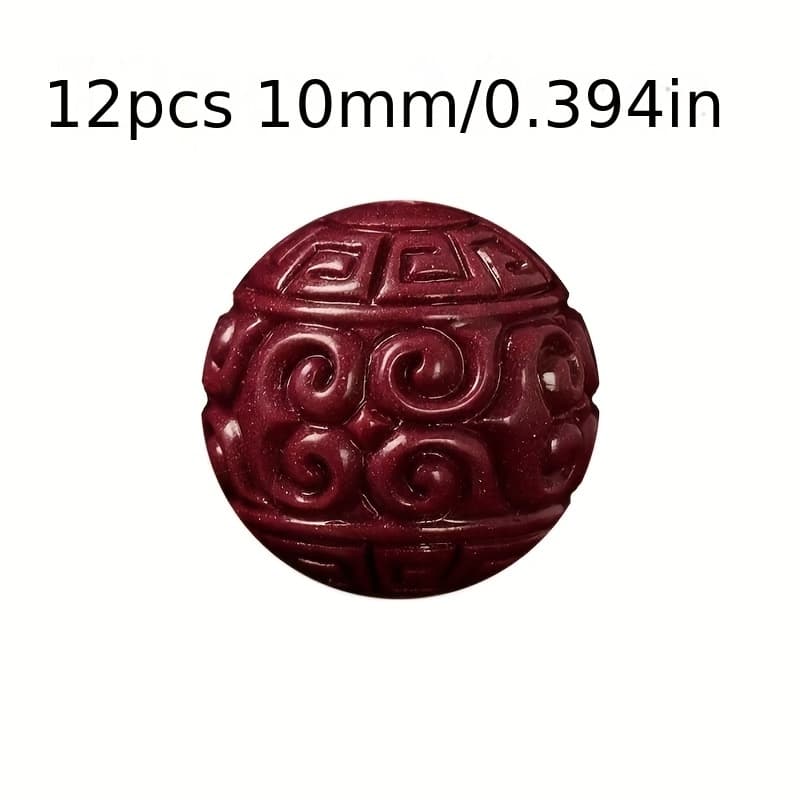 TEMU 12pcs Of 8/10mm Beads - 6 Words And Circular Beads - Is Making Bracelets And Necklaces - Ideal Gifts For Birthdays, Festivals, Parties
