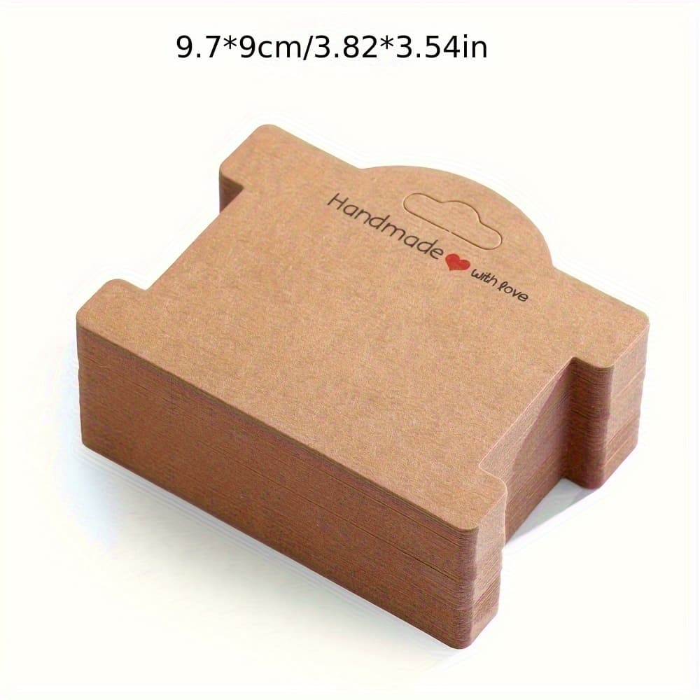 TEMU Set Of 20 Cardboard Display Cards For Bracelets, Measuring 9.7 By 9 Cm, Ideal For Jewelry Crafting