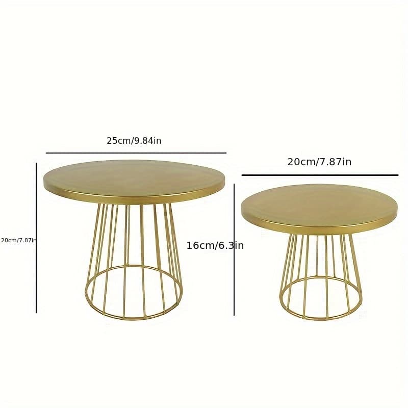 TEMU European Dessert Table Display Rack Wedding Decoration Set Snack Rack Buffet Cold Meal Table