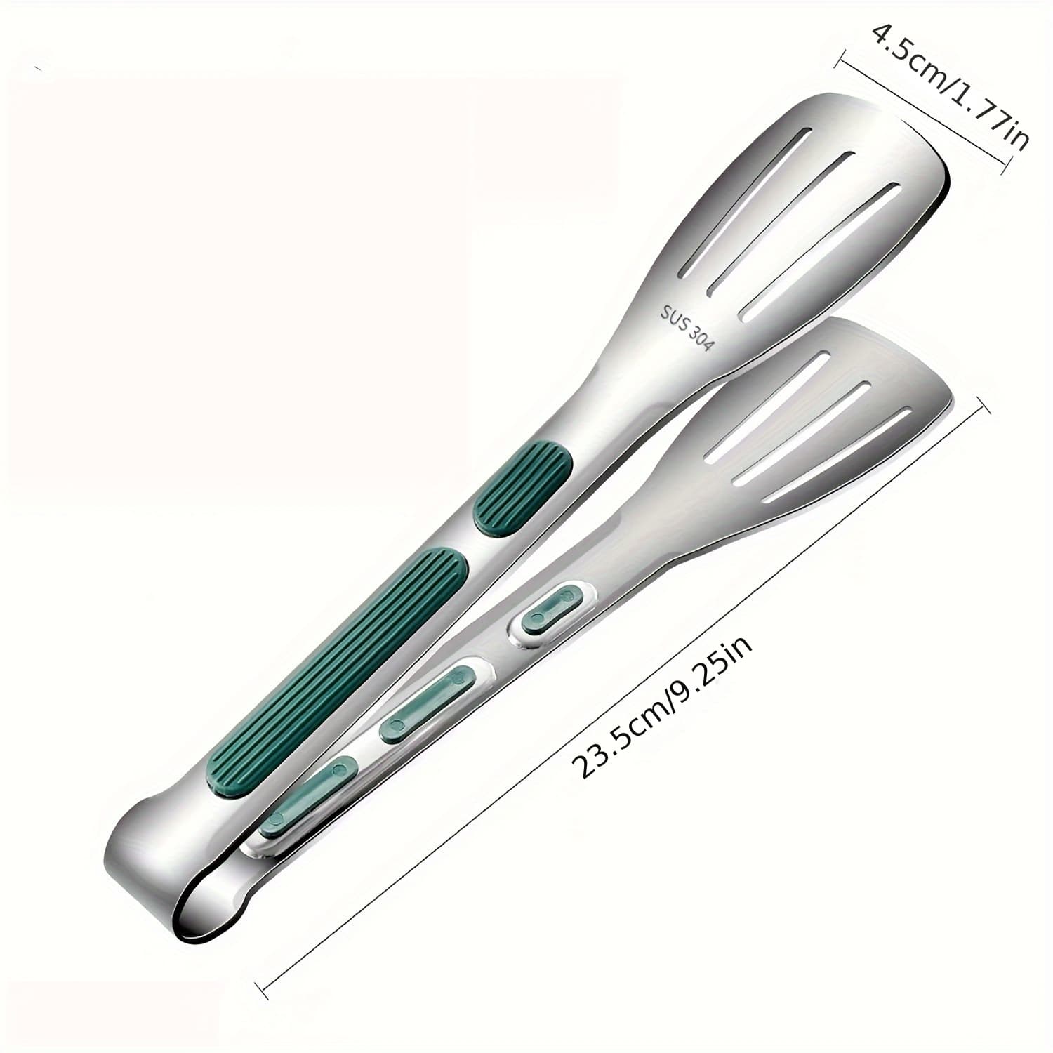 TEMU Stainless Steel Kitchen Cooking Tongs, Stainless Steel Food Tongs, Bread Serving Tongs, Anti Scalding Silica Gel, Dishwasher Safe - Small, Medium, Large