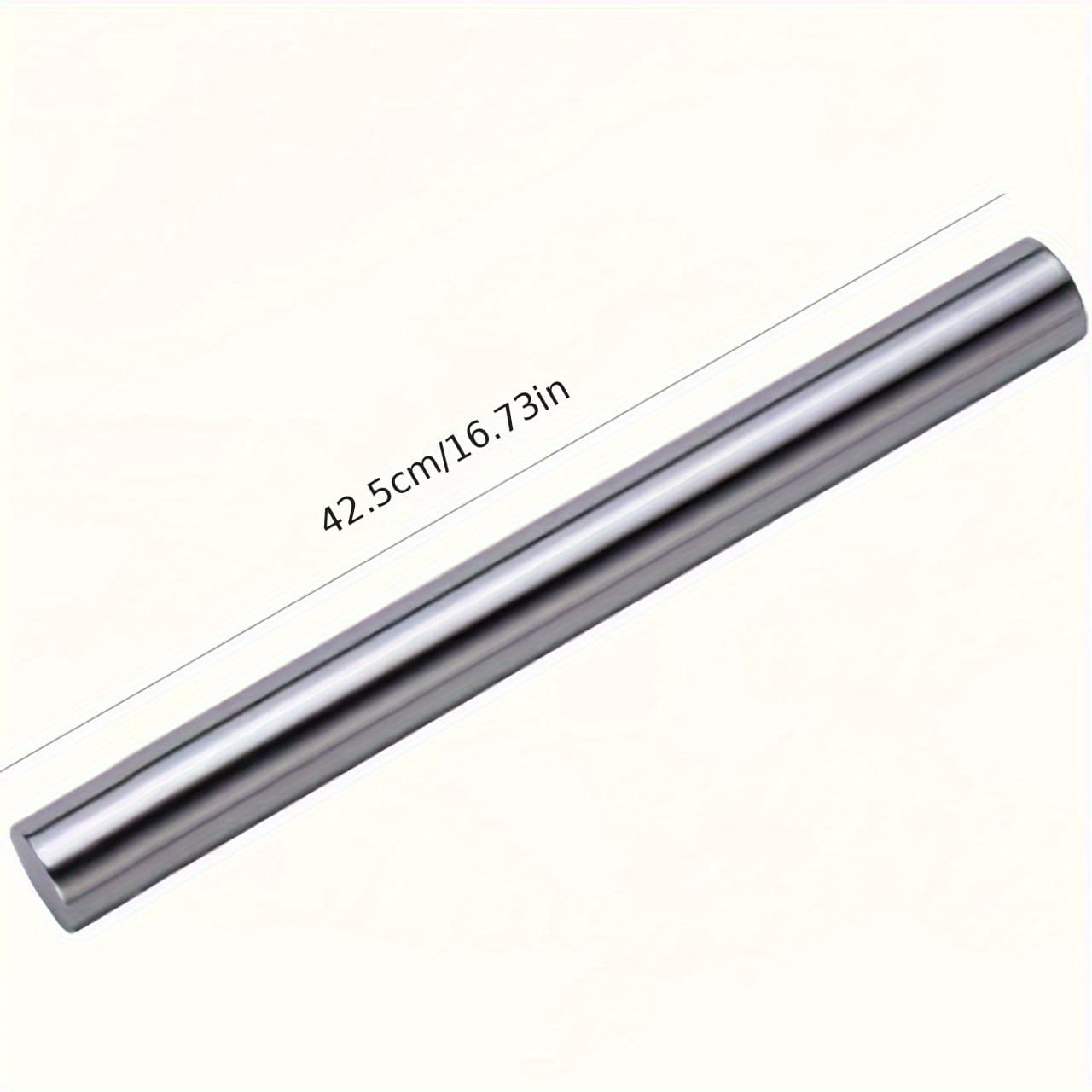 TEMU 11.81in/9.84in/7.87in 304stainless Steel Rolling Pin Metal Dough Roller Kitchen Baking Tools Supplies For Restaurant Use