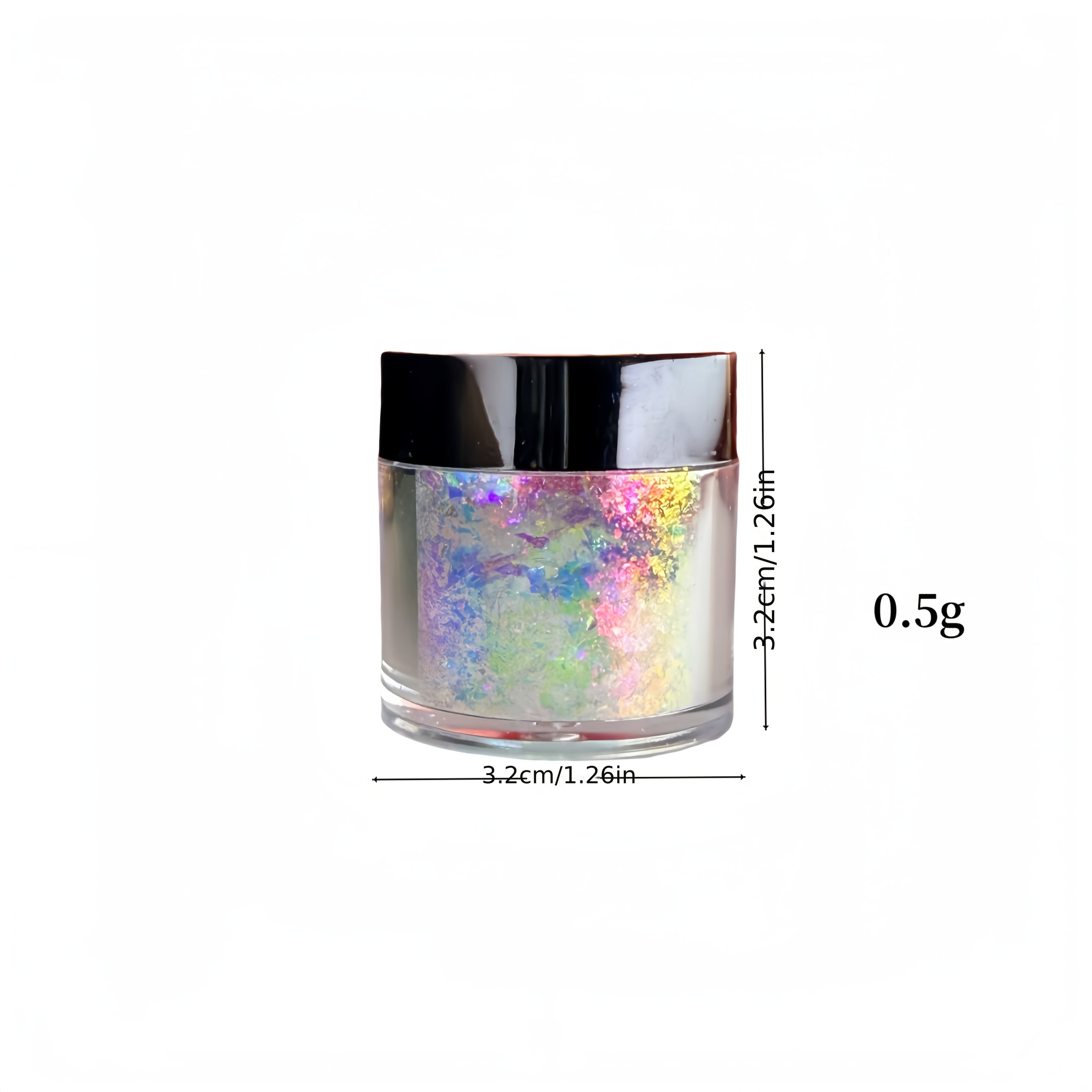 TEMU Aurora Chameleon Glitter Flakes Iridescent Pigment