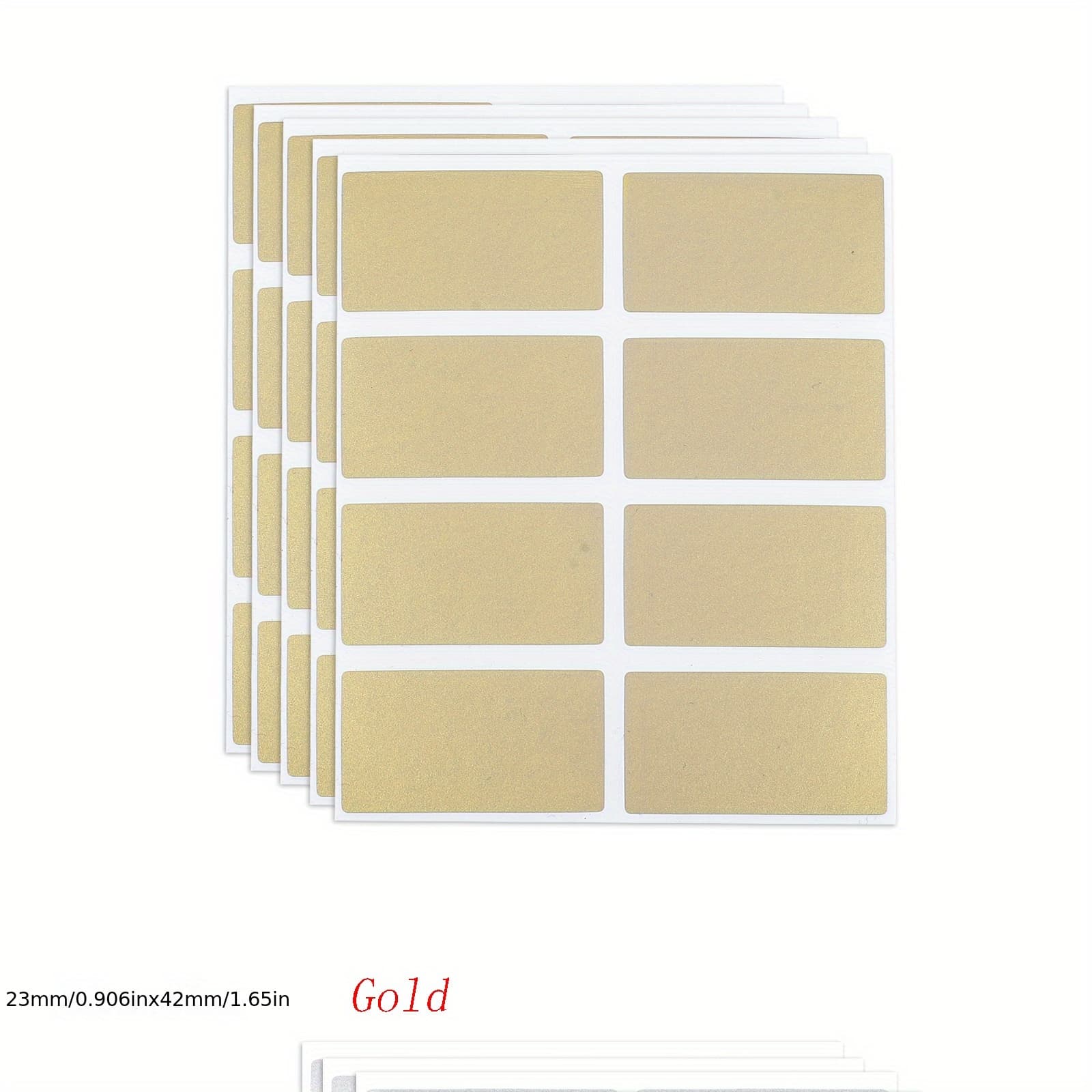 TEMU Golden & Silvery Self-adhesive Scratch Stickers - Games & Prizes!