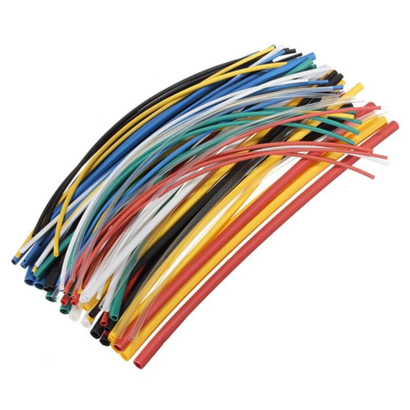 TEMU 70pcs Heat Shrink Tubes Suitable For Wire Protectors, Cable Shielding & Heating Tubing - 8 Size Color-coded Pe Sheathing (1.0-5.0mm Diameter) For Wires,, Automotive & Outdoor Use