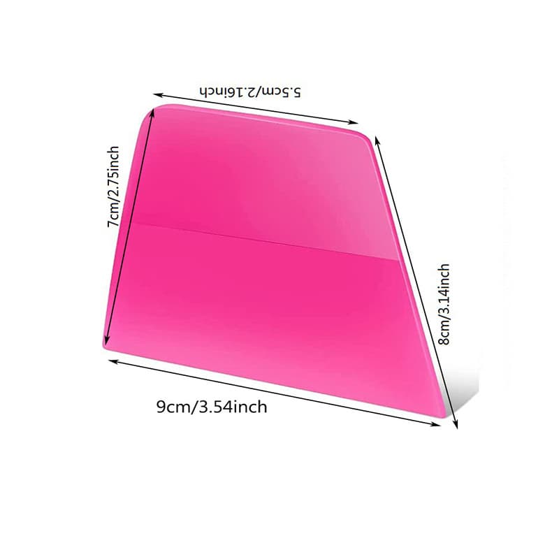 TEMU 1pc Pink Squeegee Anti Scratch Squeegee For Car Soft Tint Tools Auto Squeegee