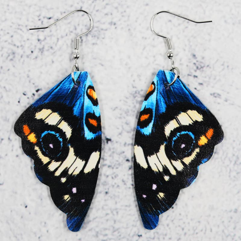 TEMU Retro Wings Hanging Earrings Boho Colorful Earrings Ladies Jewelry Gift Valentine's Day Gift, Gift For Her