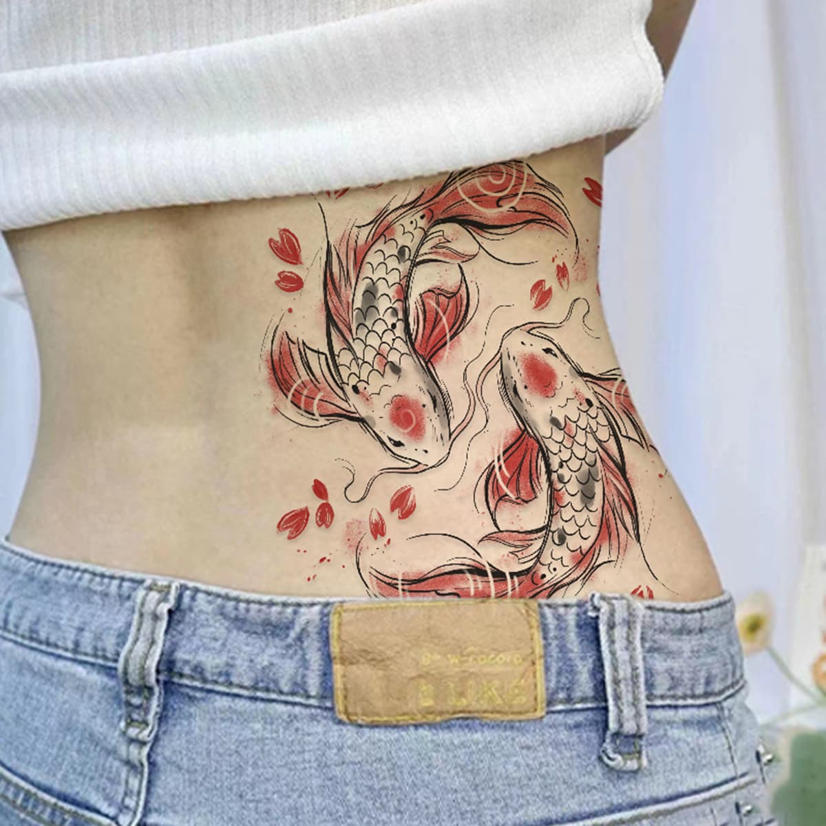 TEMU 1 Sheet Of Waterproof Tattoo Stickers That Are Long-lasting And Temporary