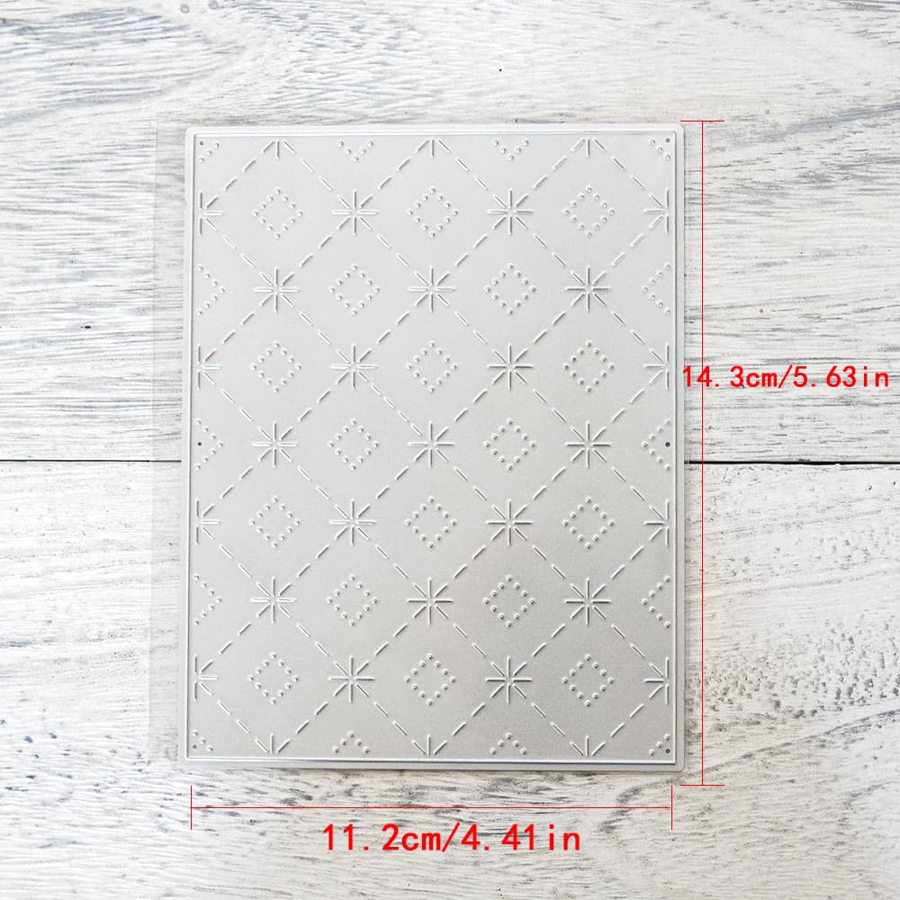 TEMU Background Cutting Dies Stencils Card Paper Craft Diy Template Metal Cutting Dies Album Embossing Scrapbooking For Gift Birthday