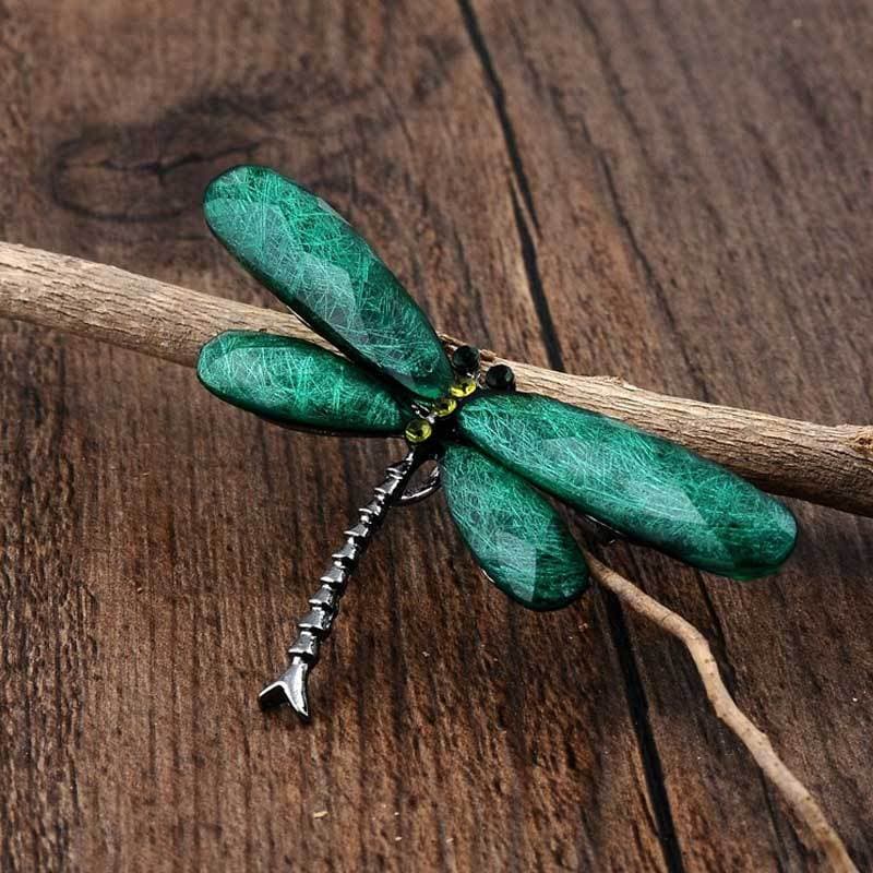 TEMU Color Dragonfly Brooch Girl Sweater Pin Brooches Insect Holiday Gift