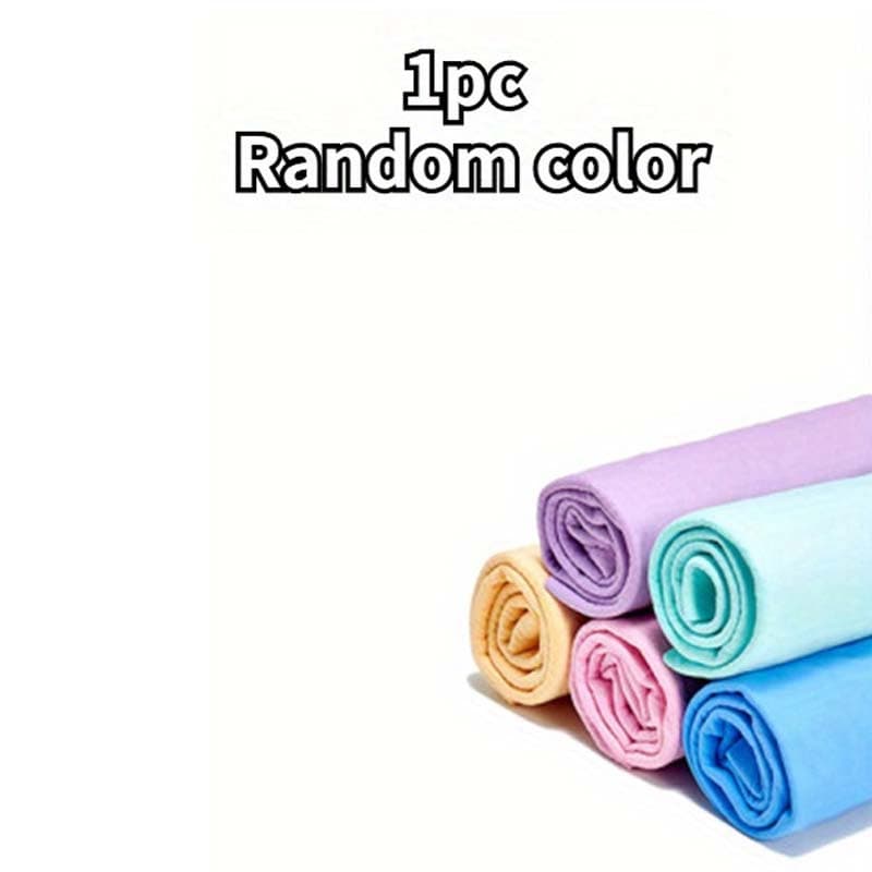TEMU Random Color Super Absorbent Car Wash Towel - Perfect Accessory For Cleaning & Polishing!