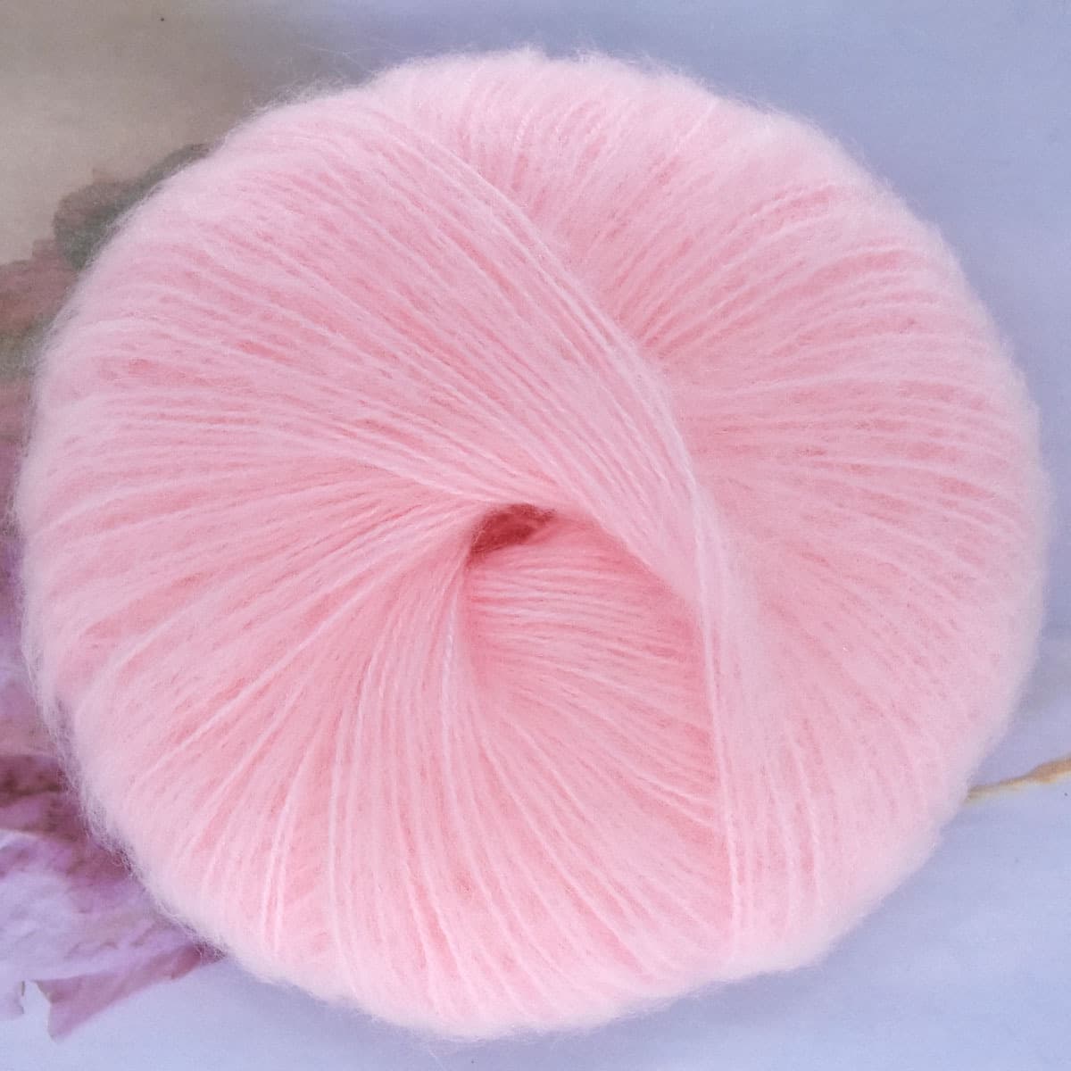 TEMU 25g/ball Soft Acrylic Mohair Yarn Plush Cashmere Yarn Hand Knitting Wool Crochet Sewing Diy Shawl Scarf Thread 60% Mohair 160m