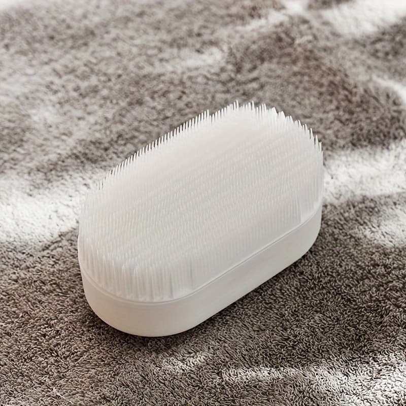 TEMU 1pc, Laundry Brush, Household Soft Bristled Brush, Collar Brush, Laundry Brush, Clothes And Shoes Cleaning Brush, Store Shoe Washing Brush