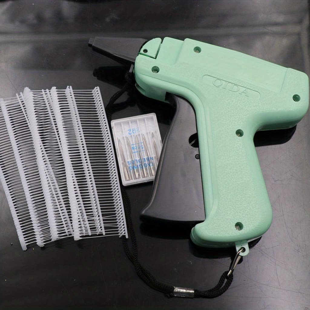 TEMU Tagging Gun For Clothing Retail Price Label Gun Standard Tag Set With 5 Needles And 1000pcs Barbs For Store Warehouse Consignment Family Yard