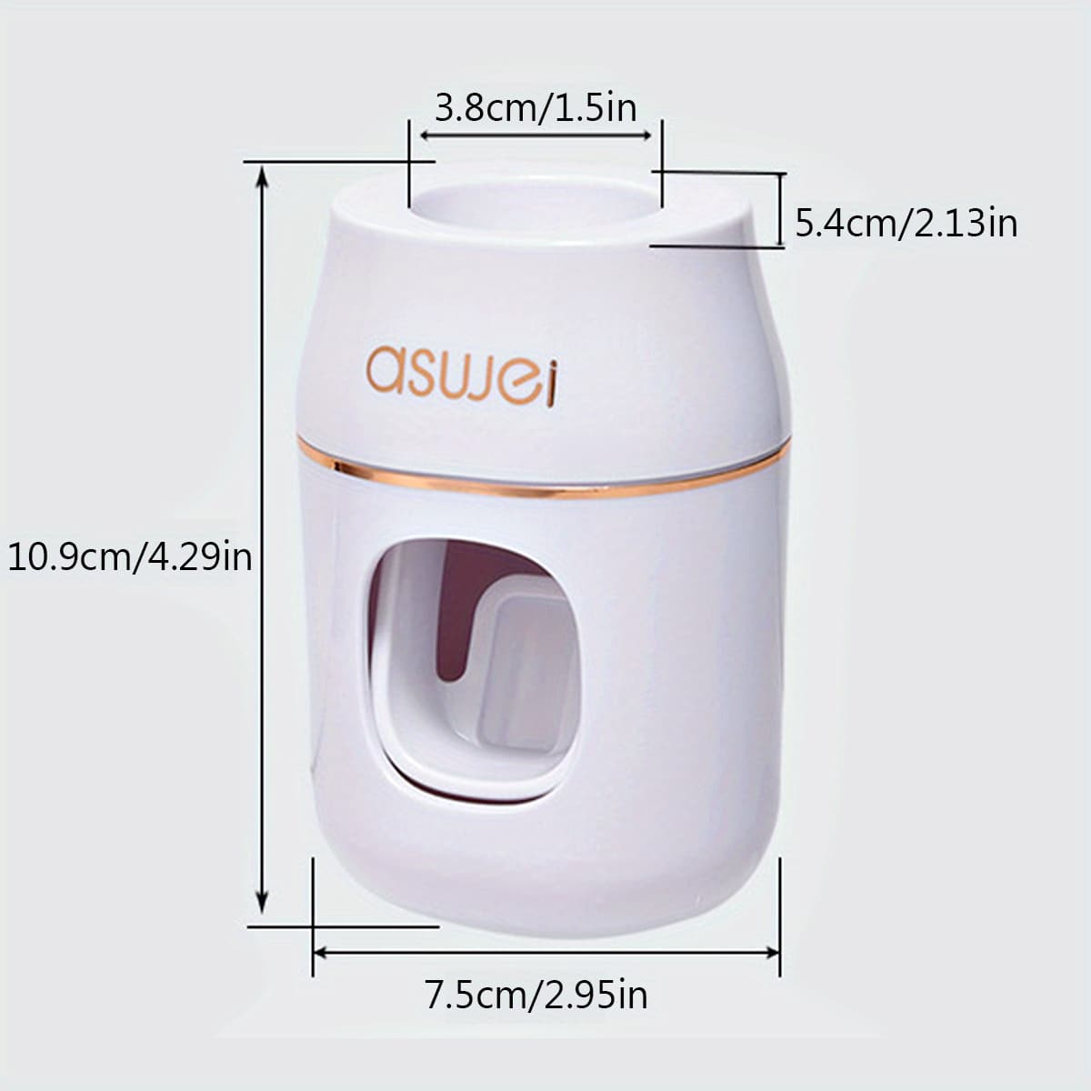 TEMU Bathroom With This 1pc Toothpaste Squeezer And Storage Rack - Automatic Toothpaste Refills !