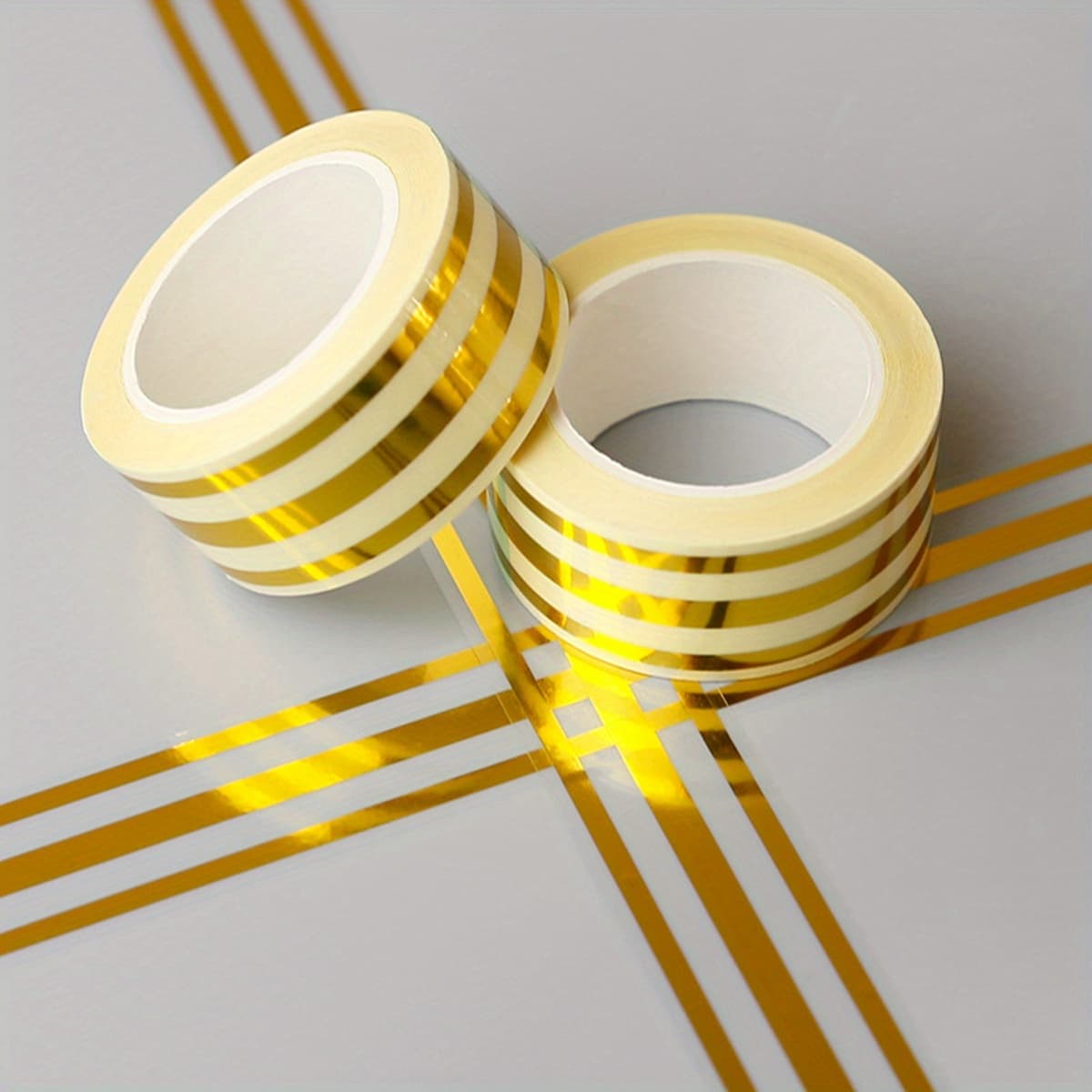 TEMU 1 Roll Decorative Golden Accent Seam Tape (5m), Waterproof, Wear-resistant, Tile Decorations, Floors & Walls