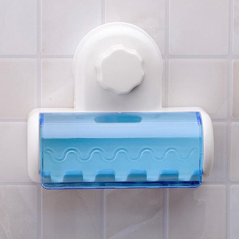 TEMU 1pc Of Fashionable Toothbrush Holder That Mounted On The Wall With A Suction Cup - Organization And To Your Toothbrush In The Bathroom