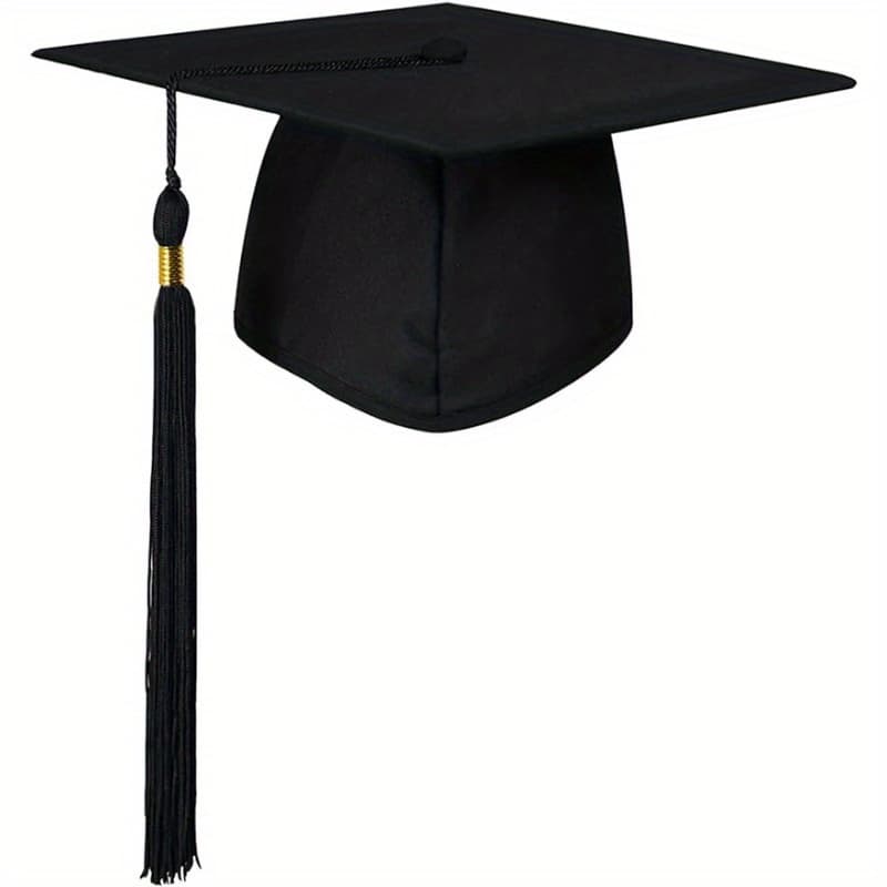 TEMU 1pc Of Unisex Graduation With Tassel, Adjustable Hat Suitable For Men And Women, Designed For Graduation Ceremonies
