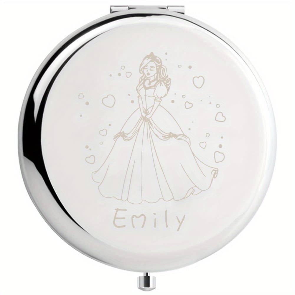 TEMU Personalized Compact Mirror For Makeup, Perfect As A Graduation Gift For Sisters, Bridesmaids, , Or For Parties And Birthdays During Christmas