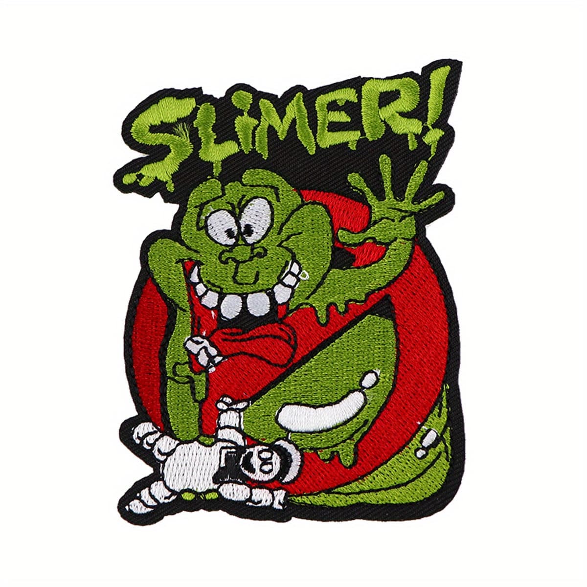 TEMU Cute Cartoon Iron-on Embroidered Patch, Diy Sew-on Applique For Clothing And Accessories - Novelty Fabric Badge, 1pc, Anime Theme