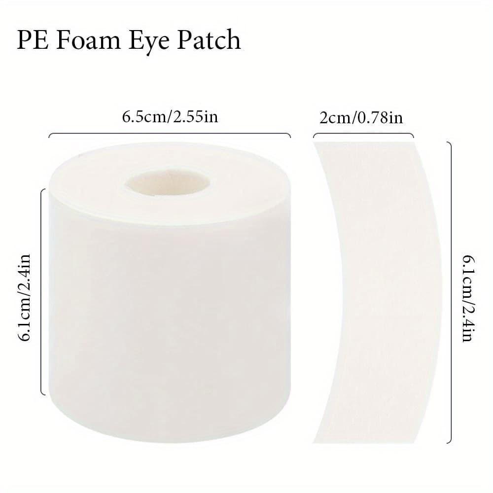 TEMU 110pcs/roll Under Eye Patches - Fragrance-free Foam Eyelash Gel Pads, Adhesive Tape For Eyelash Extensions & Makeup Accessories