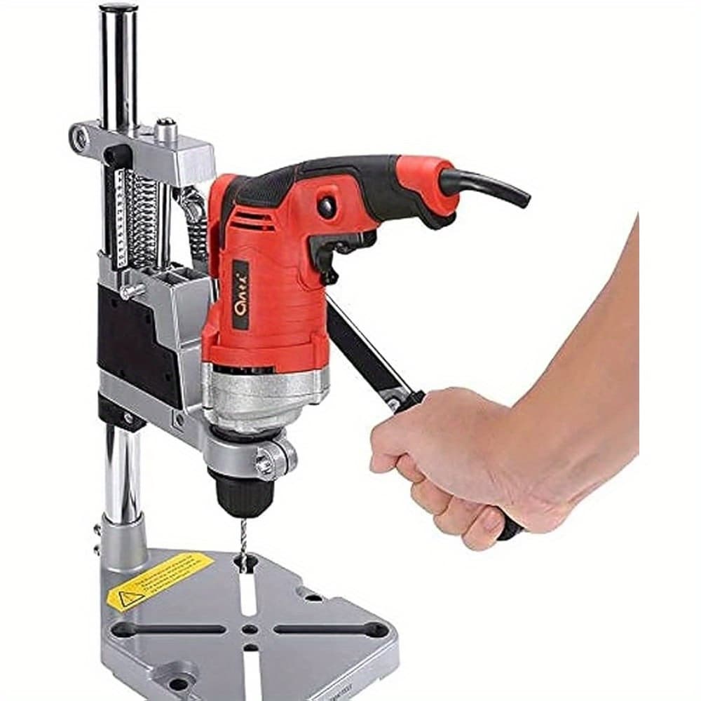 TEMU Drill Press,adjustable Desktop Drill Stand,rotary Tool Holder, Bench Clamp Workbench Repair Tool,multifunctional Rotary Tool Drilling Hole Station For Drilling Collect Workshop