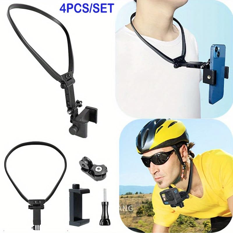 TEMU Neck Hold Smartphone Chest Mount Lanyard Strap For Hero 10 6 Action