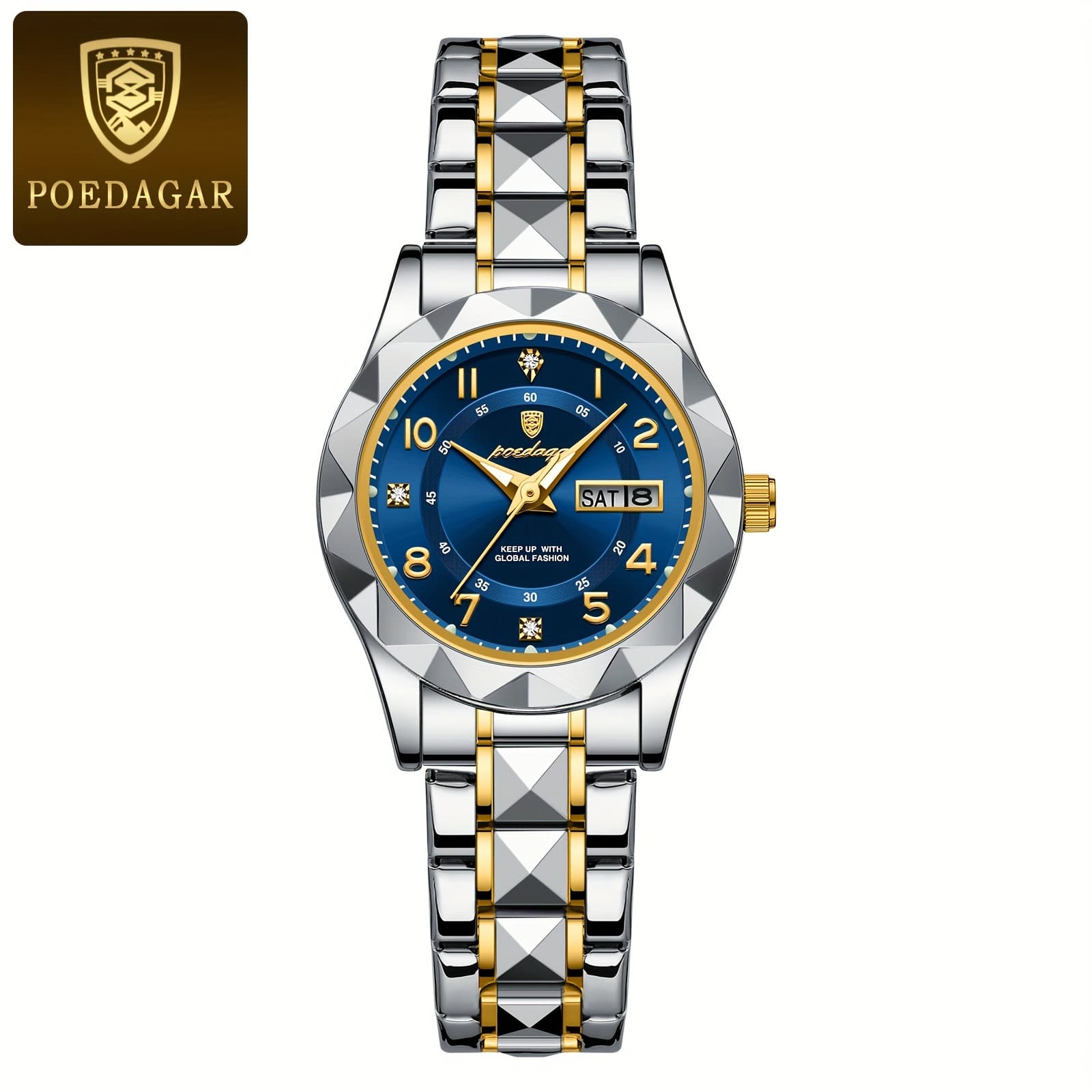 TEMU Women's Business Leisure Quartz Watch Date Dial Wrist Watch