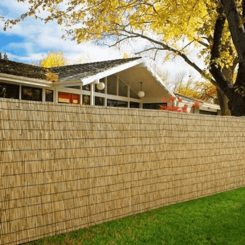 TEMU 1pc 90*300cm Reed Screen Curtain Sunshade Home Patio Blinds Privacy Fence Decor — image 1