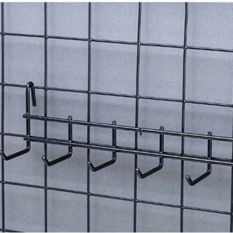 TEMU Easy-install Heavy-duty 6-hook Metal Storage Rack - Space-saving Wall-mounted Organizer For Kitchen Utensils, Accessories & Gadgets, Utility Hooks