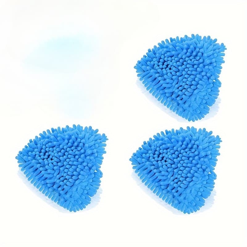 TEMU 3pcs, Mop Replacement Pad, Dust Removal Mop Cloth, Washable And Durable Replacement Mop Head, High Dirt And Water Absorption, Wet And Dry Use, Easy To Clean, Cleaning Supplies