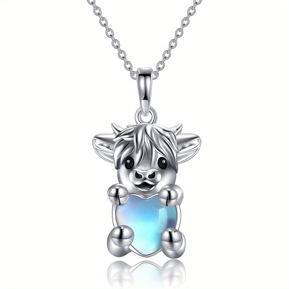 TEMU 1pc Of A Cow-shaped Pendant Necklace, A Beautiful Accessory For Festivals And Birthday Celebrations, Perfect As A Commemorative Gift