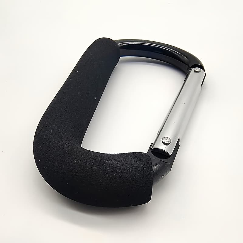 TEMU 1pc Black Easier Travel Hook - Durable Stainless Steel, Great For Hanging Bags And Additions, Perfect For Strollers And Travel Essentials, Travel Hook | Stainless Steel Hook | Durable Hook