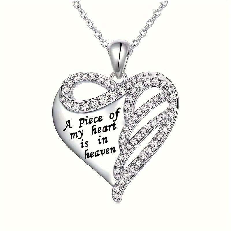 TEMU Fashion And Elegant Love Heart Pendant Necklace For Men And Women Trend Jewelry Thanksgiving Christmas Birthday Gift Commemorative Gift