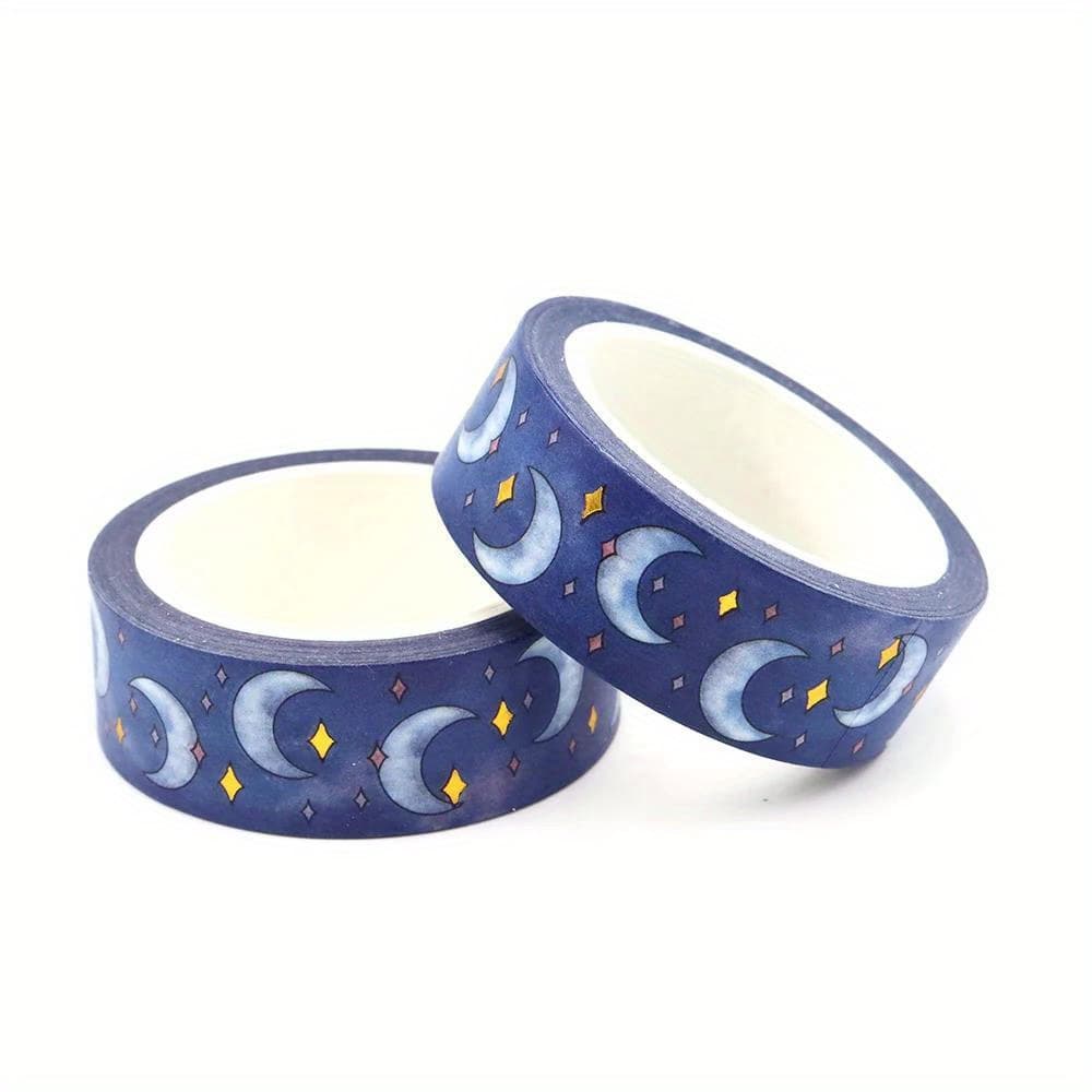 TEMU Washi Tape, 15mm X 10m - Decorative Adhesive For Crafts And Office Supplies