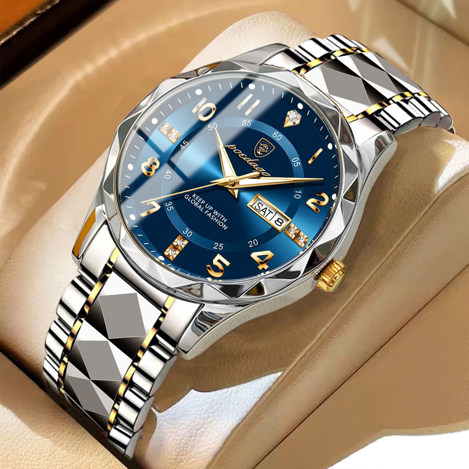 TEMU 's Watch Luxury Luminous Quartz Watch