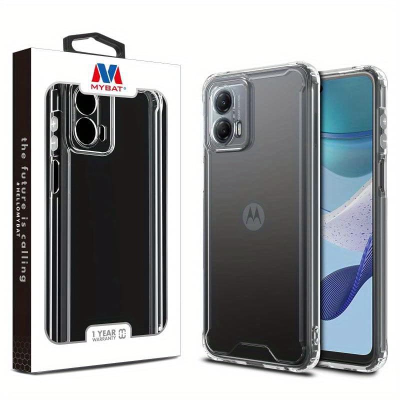 TEMU Sturdy Gummy Cover For Motorola Moto G 5g (2023)- Transparent Clear/transparent Clear
