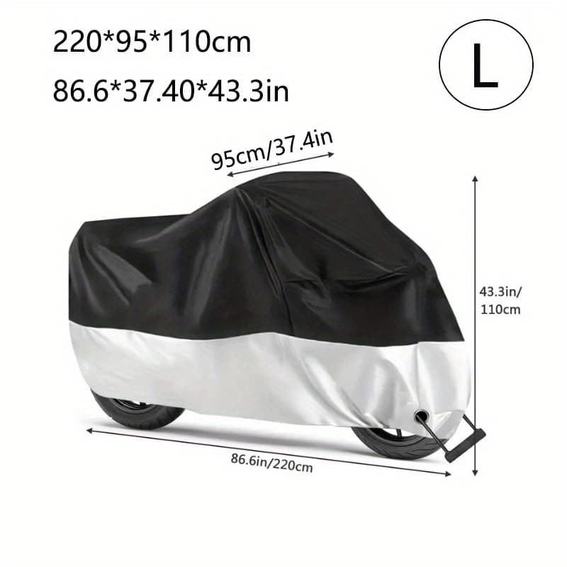 TEMU S/l Motorcycle Covers, Motorbike Full Cover Outdoor Rain Cover, Car Additions Motorbike Additions Motorcycle Cover Waterproof Outdoor With Lock-hole