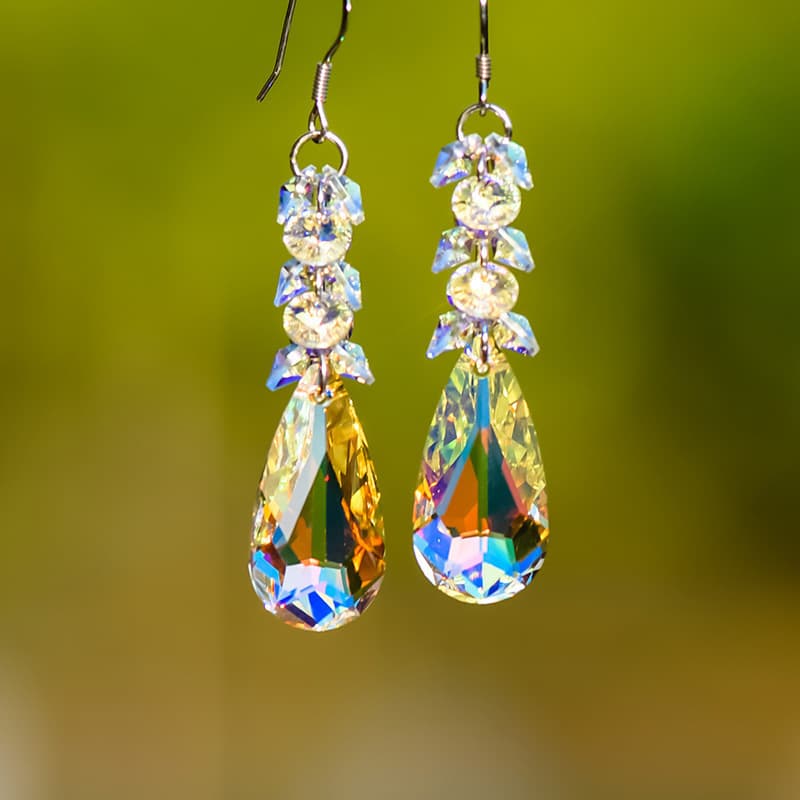 TEMU Gorgeous Geometric Drop, Hook Earrings, Jewelry Gift 1 Pair