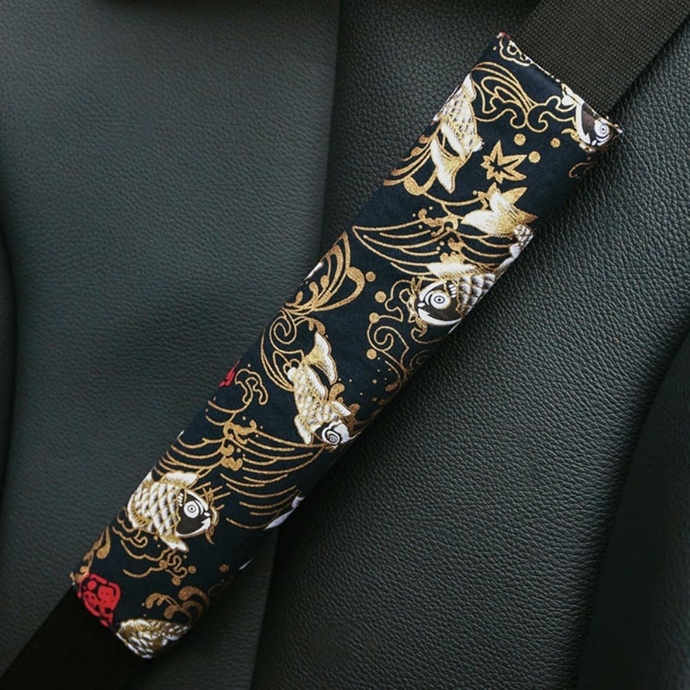 TEMU Car Seat Belt Cover Jdm Universal Auto Shoulder Pad Safety Protector Cushion Automobile Interior Accessories