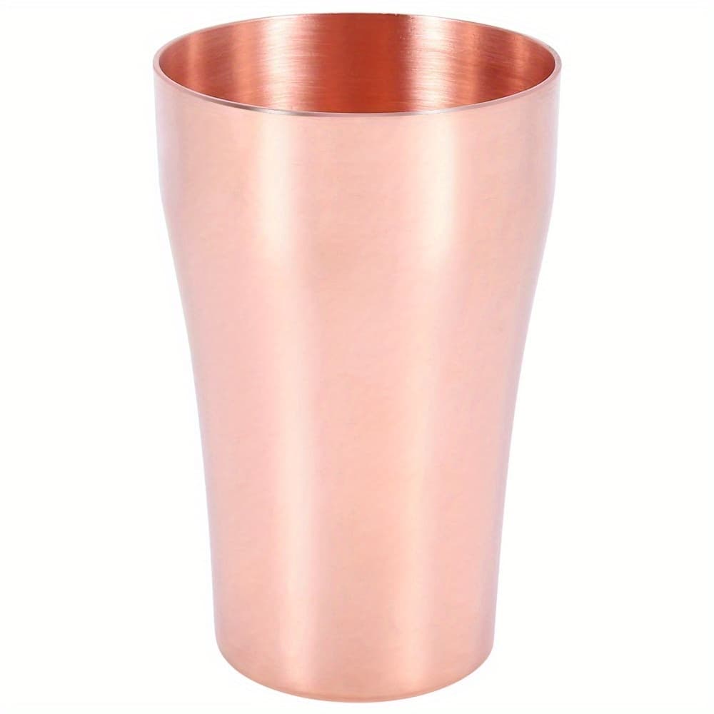 TEMU 1pc 400ml Handmade Pure Copper Water Cup Beer Cup Coffee Cup Travel