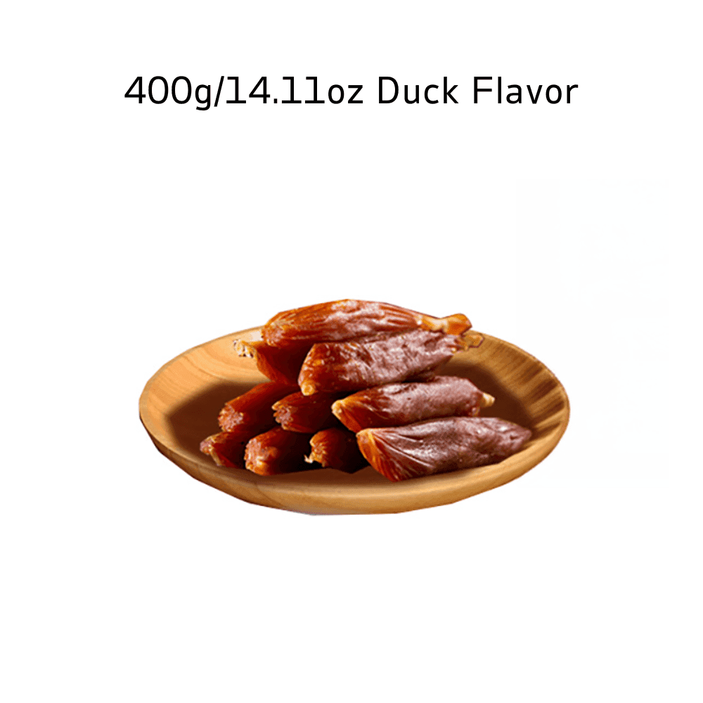 TEMU 7.05oz/14.11oz (200g/400g) Duck Sausage, Ingredients, Dog Treats, Healthy, , Dog Chews Long Lasting, And High Protein, , Training Reward Snack For Small, Medium And Large Dogs