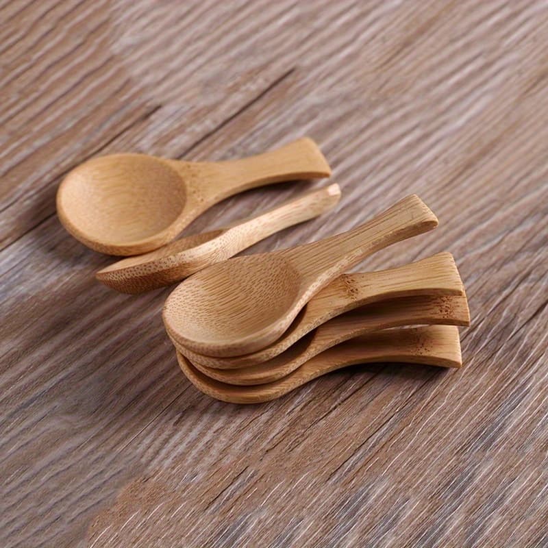 TEMU 5/ 10pcs, Spoon Set - Perfect For Soup, Stirring, Spices, Milk, Coffee, And Tea - Kitchen Supplies And Tools