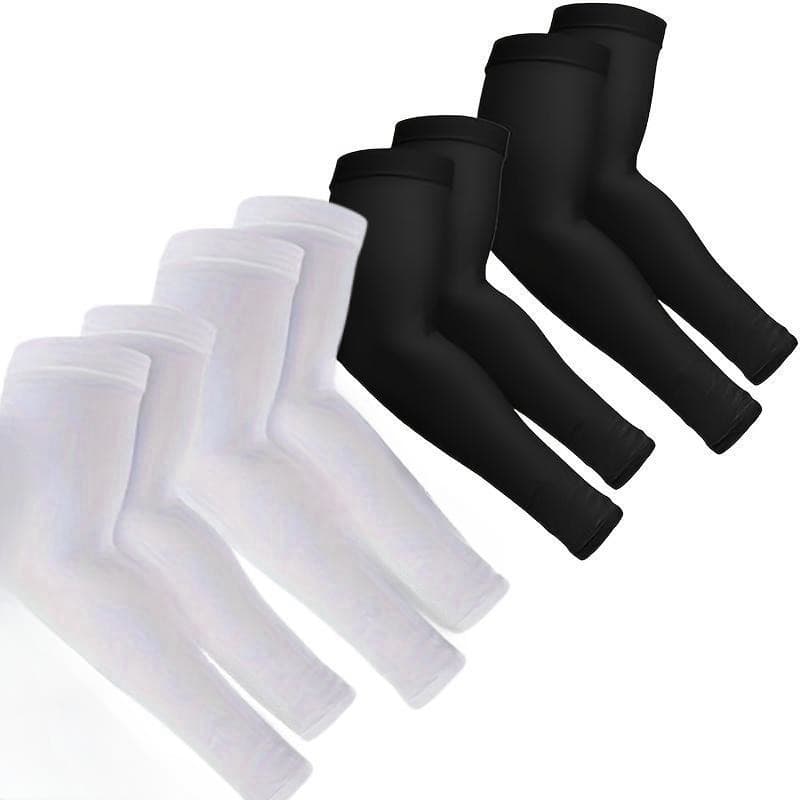 TEMU 4 Pairs Of Sleeve Covers - Tattoo Cover - Sports Compression Cooling Cover For Women's Sports Sleeve Covers