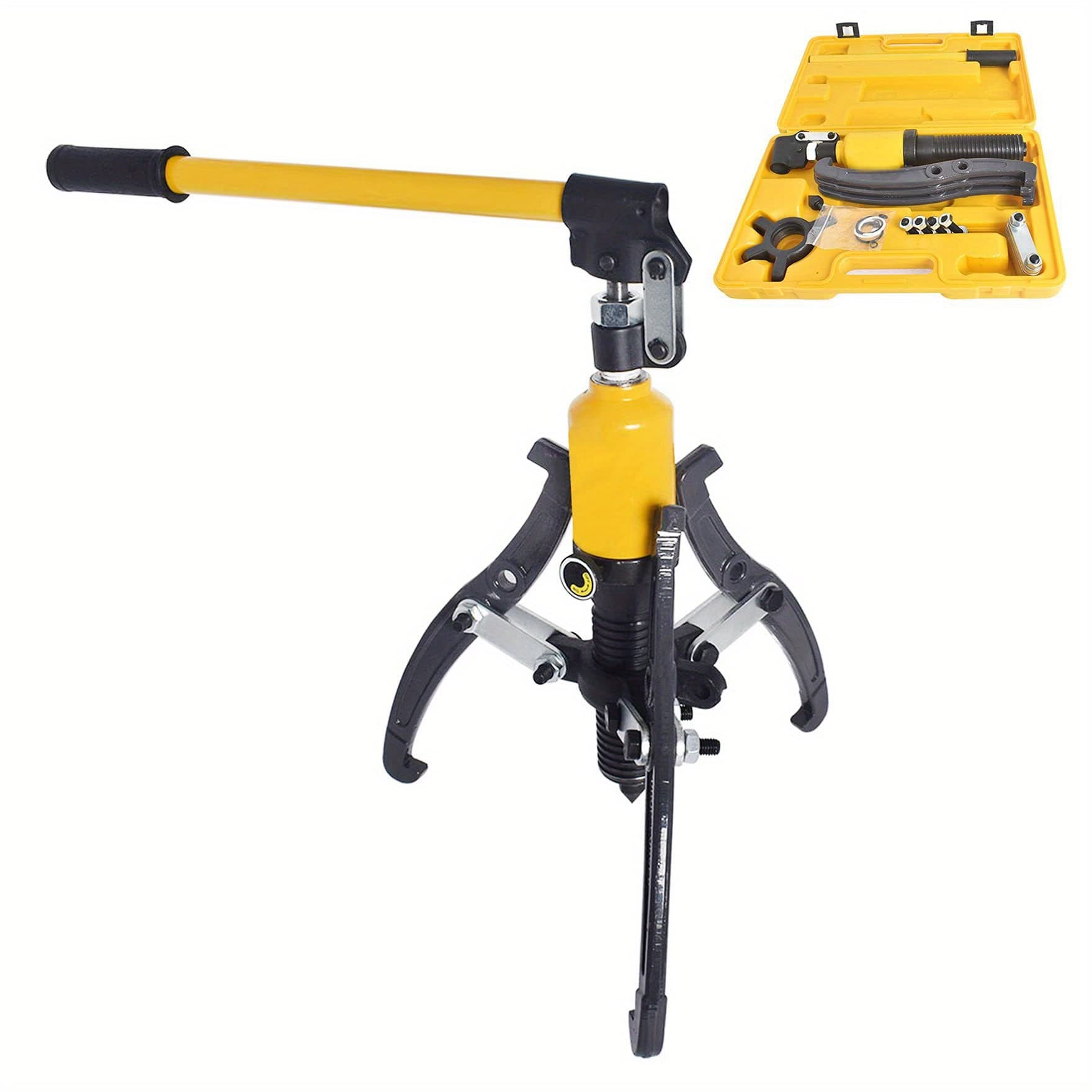TEMU 5 Ton Hydraulic Gear Puller Bearing Pulling Separator 3in 1 Pump Oil Tube Drawing Machine