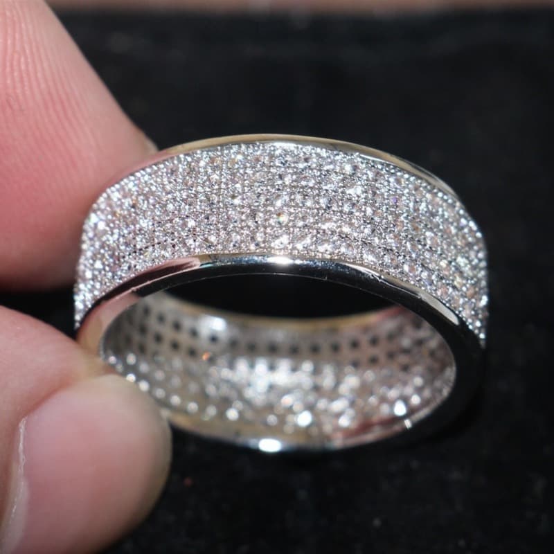 TEMU A Stylish And Gorgeous Engagement Ring For Men