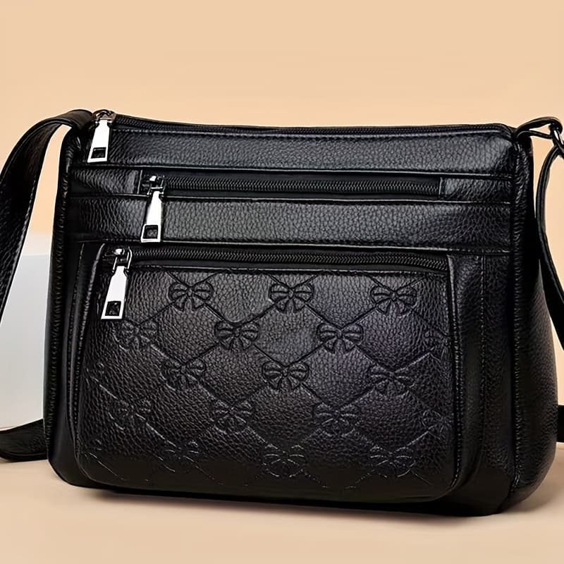 TEMU New Women's Clothing Bag, Mother Bag, Soft Shoulder Bag, Briefcase ( Zipper Directions) Women's Gift