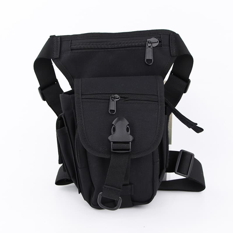 TEMU Cool Outdoor Simple Waist Leg Bag | Leisure Motorcycle Storage Waist Bag For Men And Women, Zipper Closure, Unlined