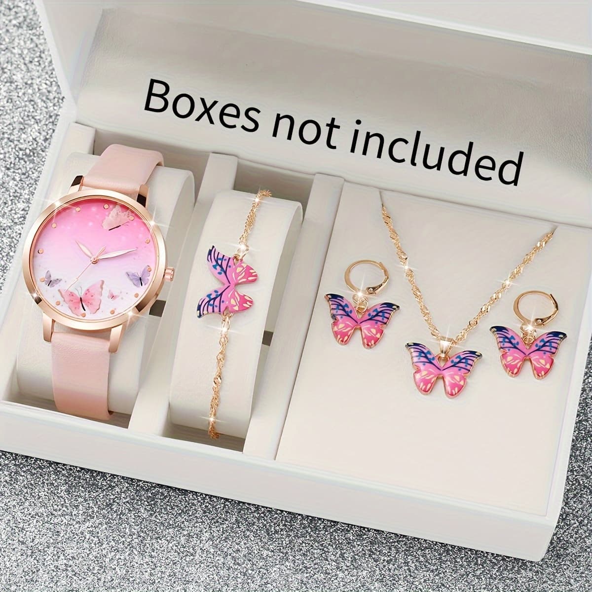 TEMU 5pcs/set Fashion Casual Daily Watches Quartz Watch, Diverse Styles And Fashion Wrist Watch For Ladies, Match Different Daily Outfits