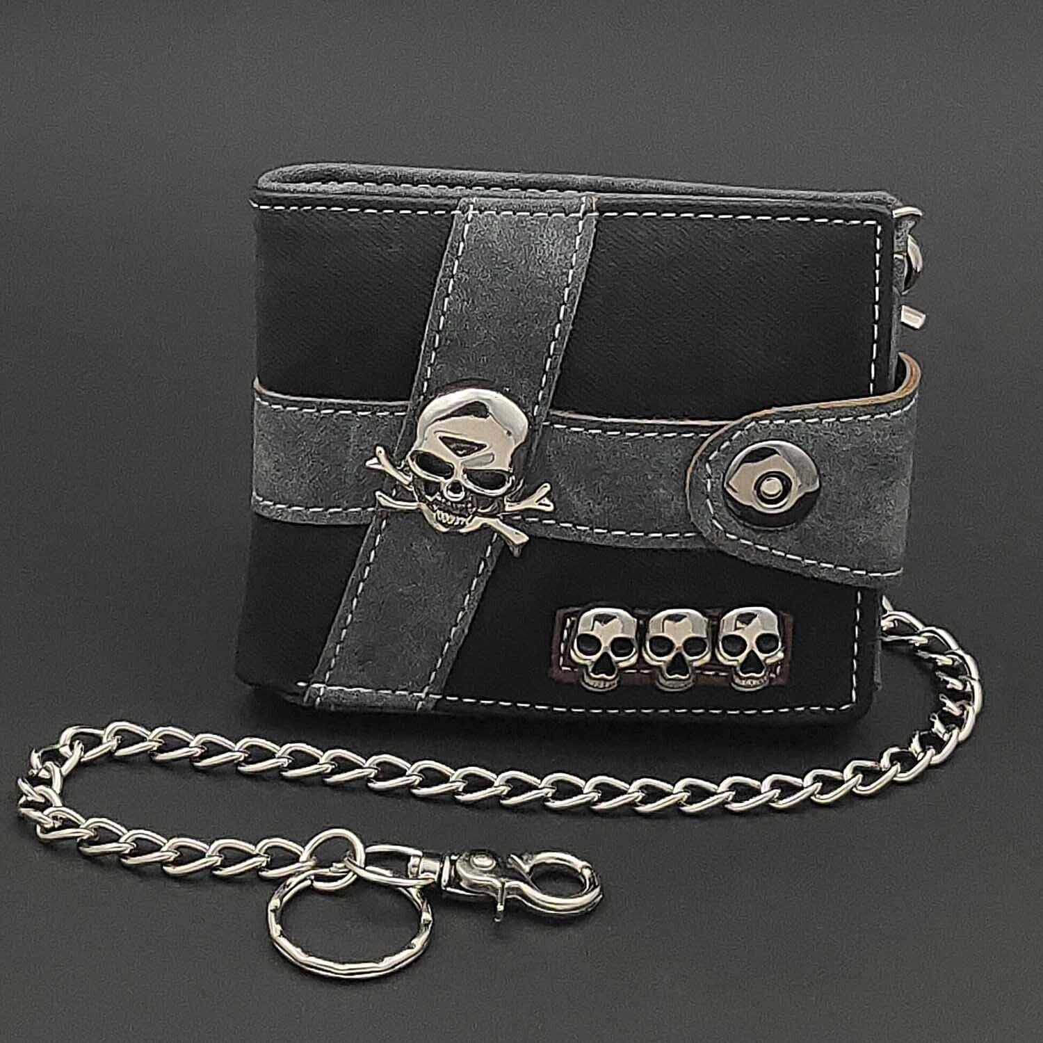 TEMU Skull Hasp Wallet Purse For Men Or Boy