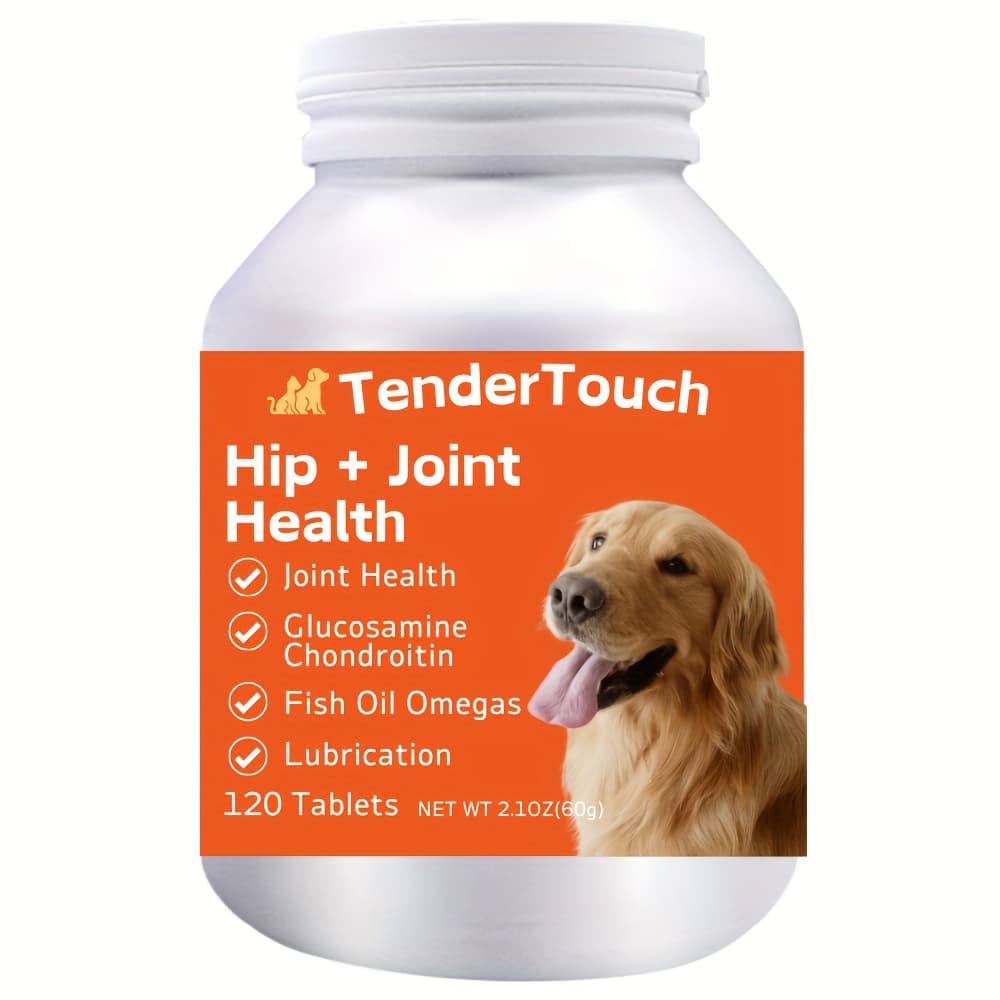 TEMU Supplement For Dogs' Hips And Joints - Contains , Chondroitin, Vitamins A, D3, E, , , Iron, And For Joint Support And Mobility